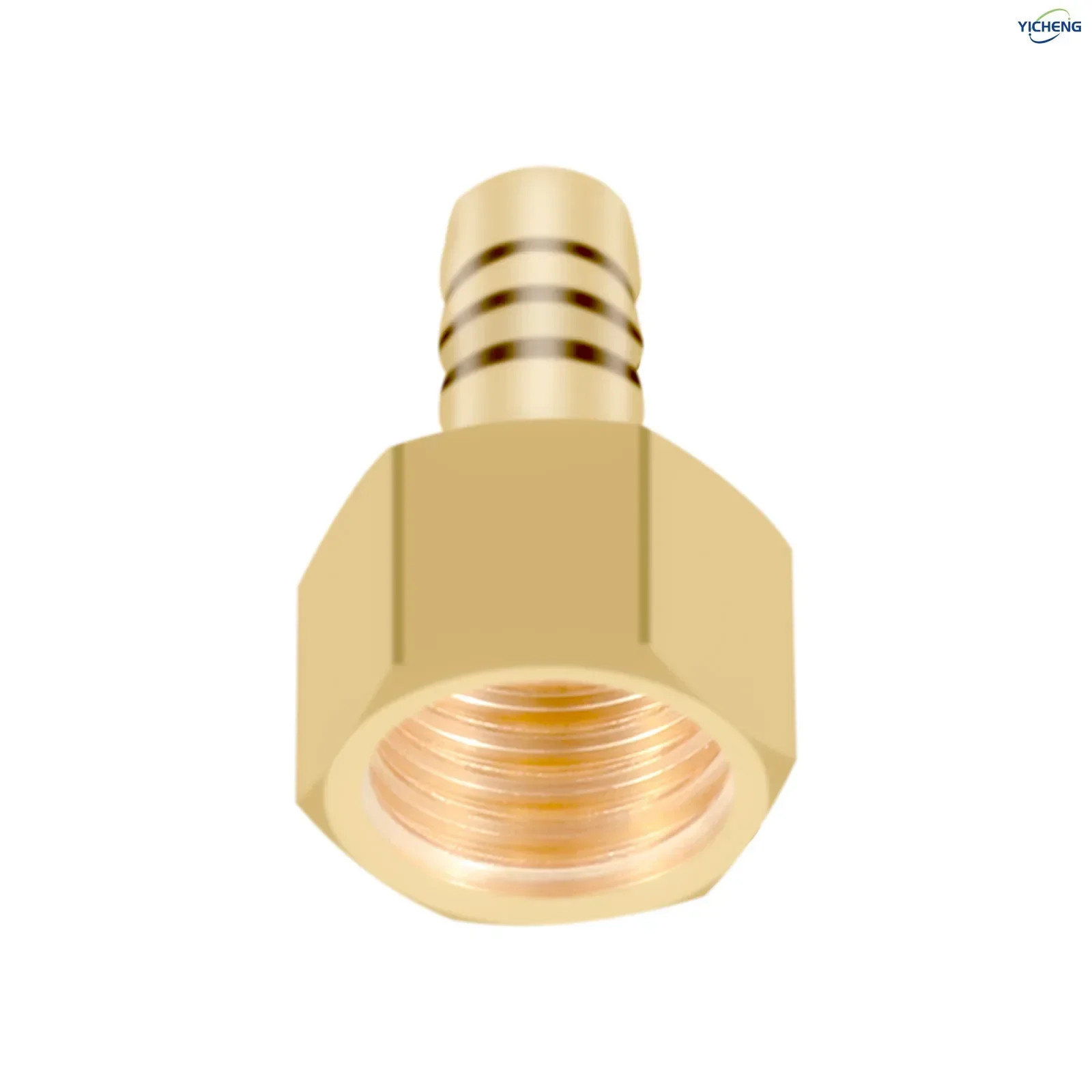 OD 6 مللي متر-12 مللي متر خرطوم نحاسي مناسب 1/2 بوصة محول لولبة داخلية (عبوة من 5) تأتي مع 5 مشبك خرطوم #6