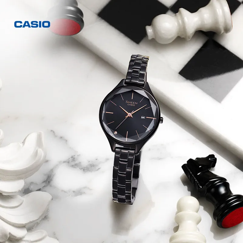 Casio HE-4062 SHEEN Minimalist Business Analog Ladies Student Watch