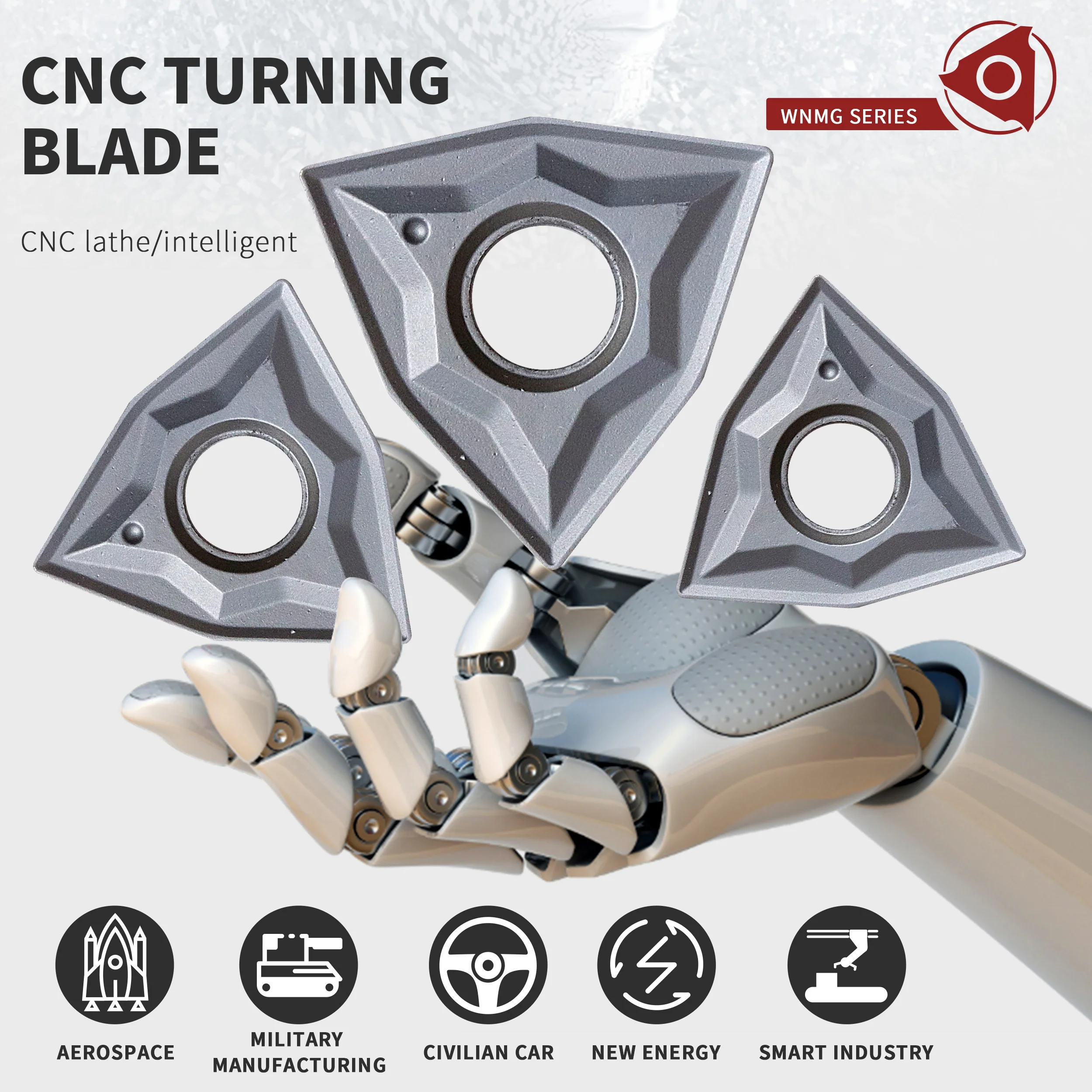 10Pcs WNMG080404 NN LT10 WNMG080408 Original CNC Lathe Machining Turning Tool Carbide Insert Cutting Original High Quality Blade