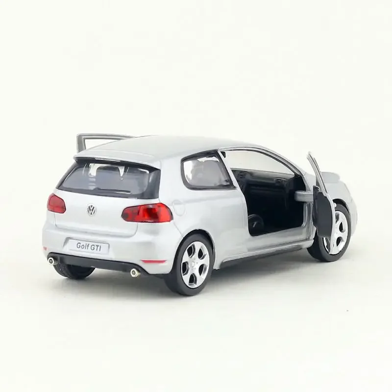 1/36 VW Golf 6 Druckguss-Automodell Volkswagen zum Maßstab Golf Gti Miniatur-Legierungsspielzeug zum Zurückziehen Fahrzeugmodelle für Kindergeschenke