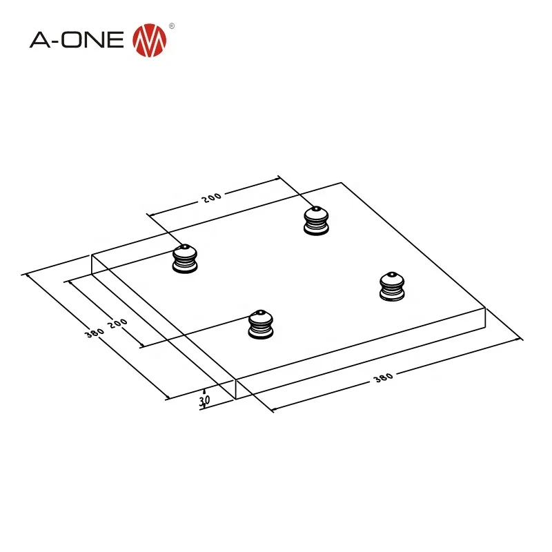 ระบบยึดจับแบบไร้จุดศูนย์กลาง A-ONE รุ่น 2025 สำหรับแท่นจับชิ้นงาน CNC อัตโนมัติ รุ่น 3A-110044