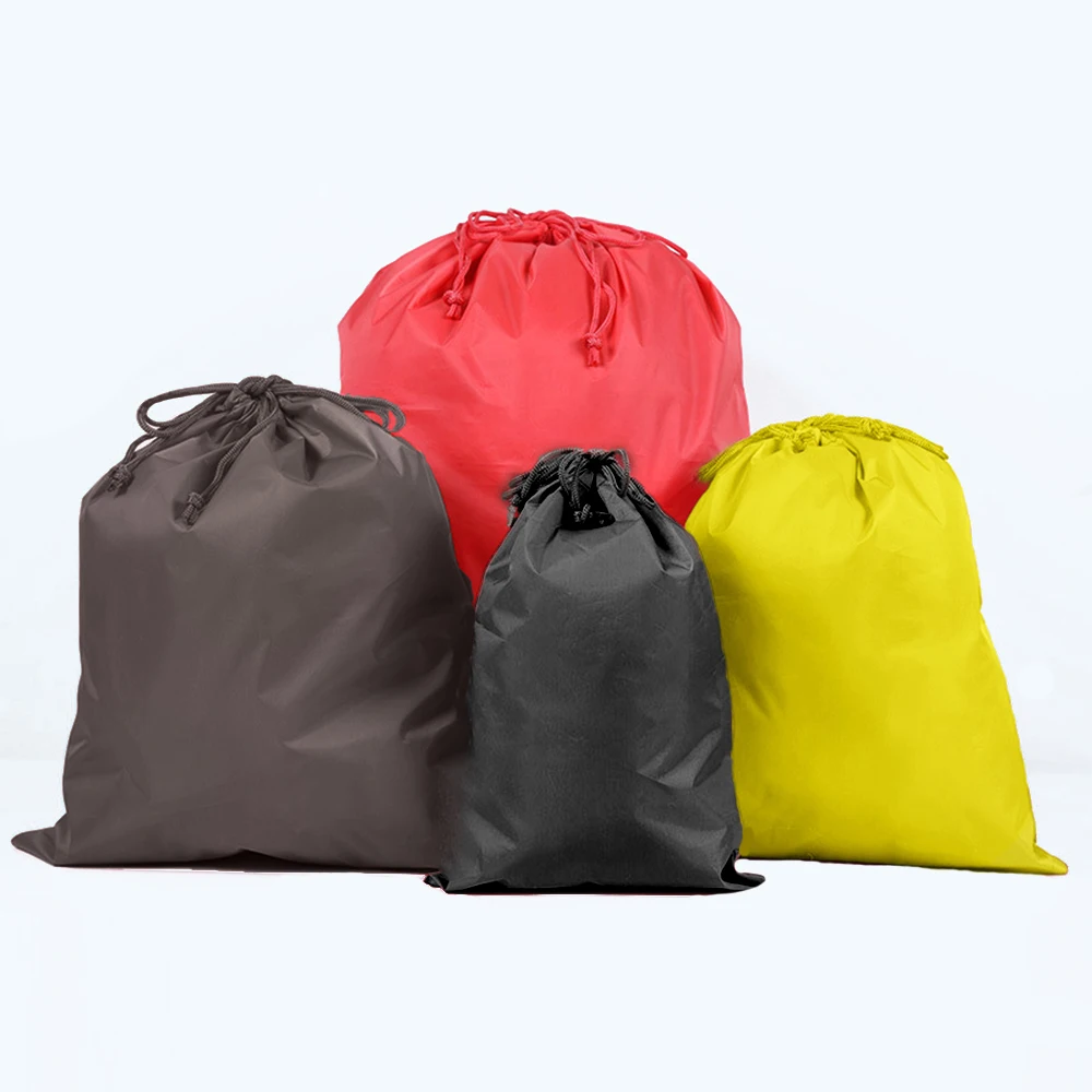6 색 방수 Drawstring 가방 여행용 수납 의류 신발 주최자 방진 휴대용 주머니 경량 (1 개)