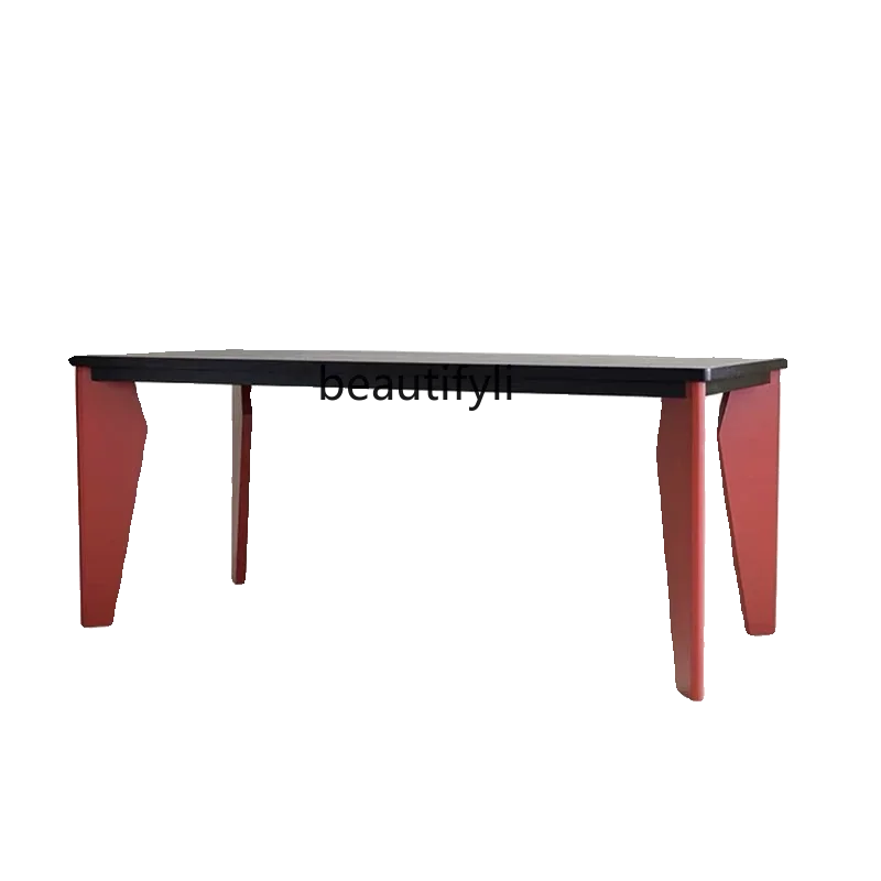 

Creative Chinese Style Solid Wood Dining Table Minimalist Designer Desk Minimalist Workbench Conference Table