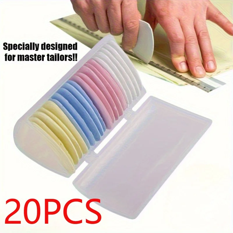 

Наборы мелов из стираемой ткани, 20 шт., для модификации одежды, маркировки ткани, маркировки мелом для шитья, наборы мелов для разноцветной маркировки