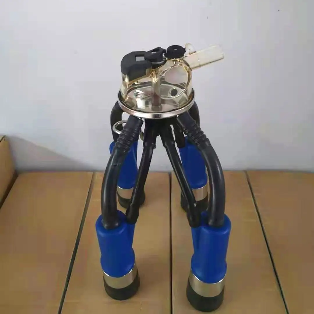 Milking hall accessories imported triangle lined cow pulsating milking machine special milk collector cup set