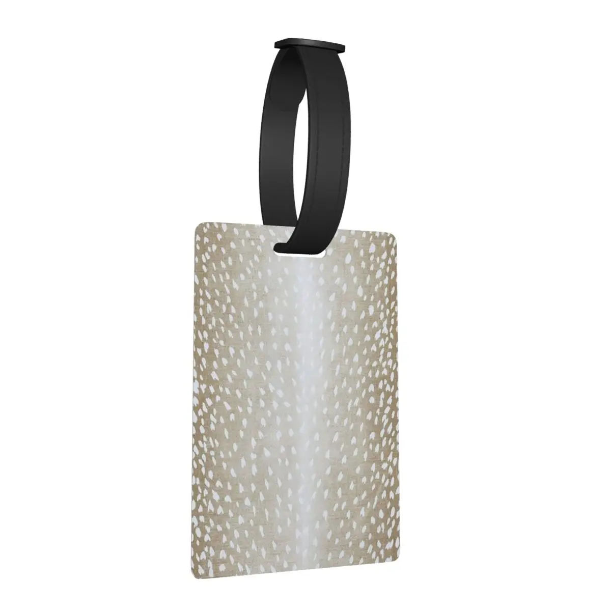 

Бирки для багажа цвета беж с принтом антилопы, аксессуары для чемоданов, этикетки для путешествий, держатели для идентификационных бирок с именем и адресом