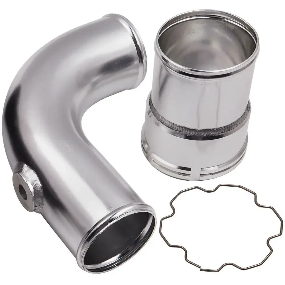 Cold & Hot Side Intercooler Pipe Upgrade for Ford 6.7L Powerstroke Diesel 11-16 Silver Black