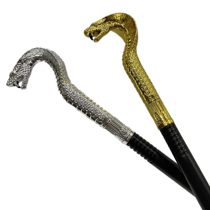 Halloween cos makeup costume props scepter snake head staff