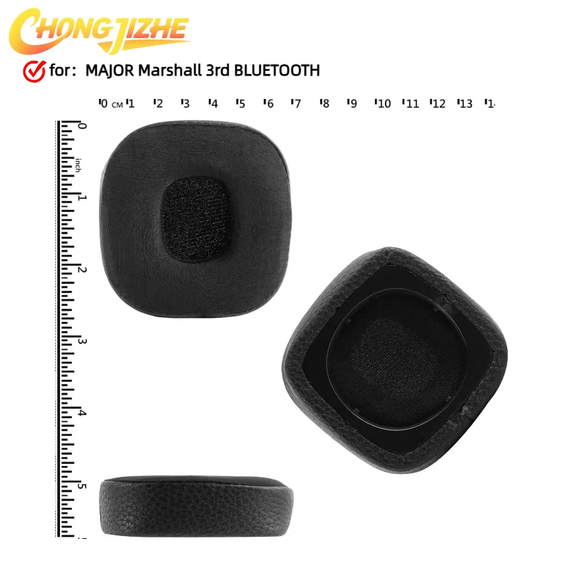 

CHONGJIZHE Replacement Ear Pads Cushions For MAJOR Marshall 3rd BLUETOOTH Headphone Softer Protein Leather Earpads