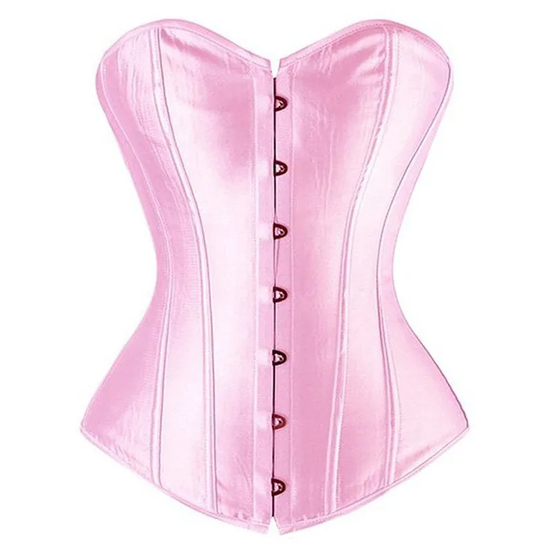 Sapubonva-espartilho Overbust para mulheres, tamanho positivo, corselet sexy, espartilhos e bustier, lingerie gótica, vermelho, preto, rosa, roxo,