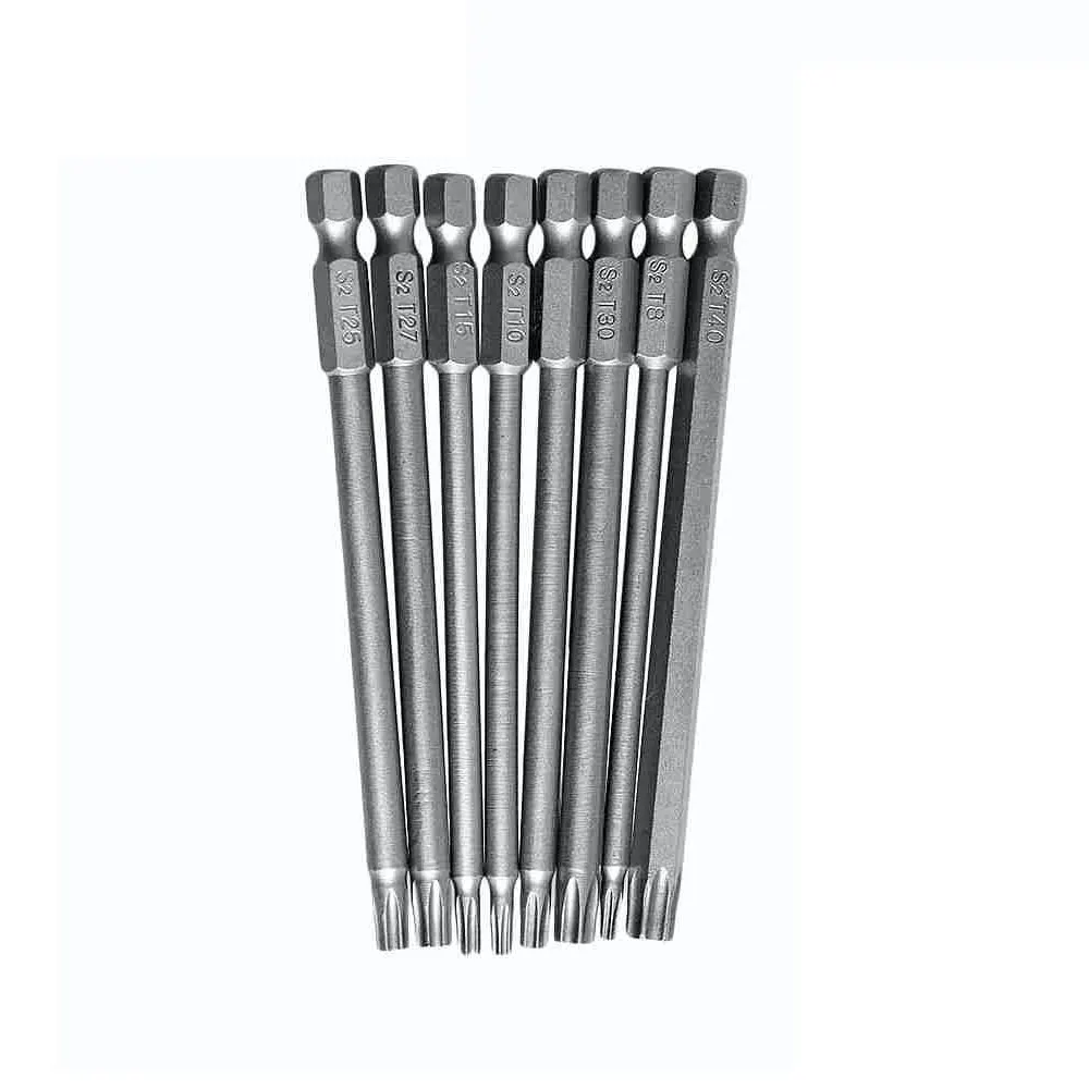 Binoax 8 Cái Tâm Bình Chứng Minh An Ninh Bộ Mũi Khoan Từ Tua Vít Đầu Torx Đầu Dẹp 1/4 "Lục Giác T8 T10 T15 t20 T25 T27 T30 T40