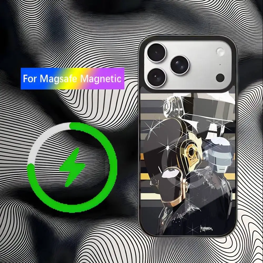 Rock Band D-DaftS P-PunkS Phone Case For iPhone 17,16,15,14,13,12,11,Pro,Max,Plus,Mini,SE4,E Magnetic Magsafe Wireless Charging