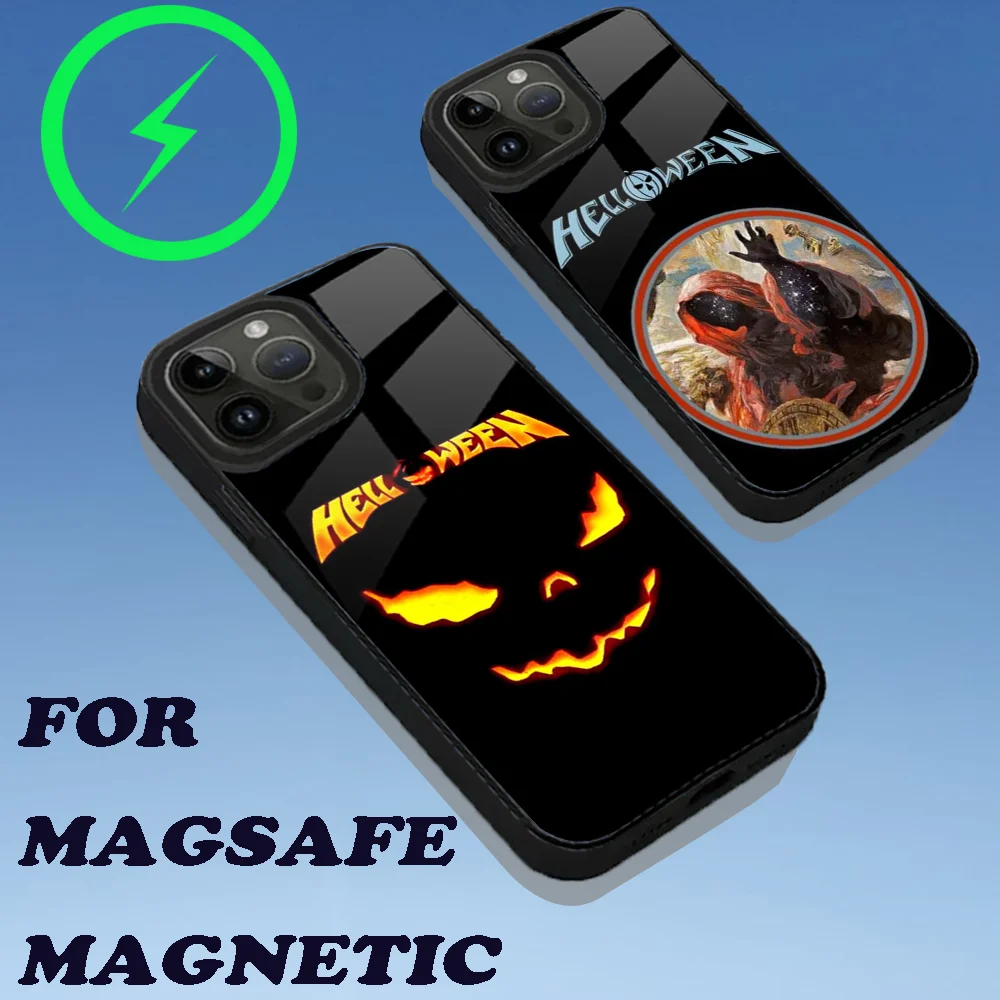 Band H-Helloween Phone Case For iPhone 16,15,14,13,12,11,Plus,Pro,Max Mini Magsafe Magnetic Wireless Charging