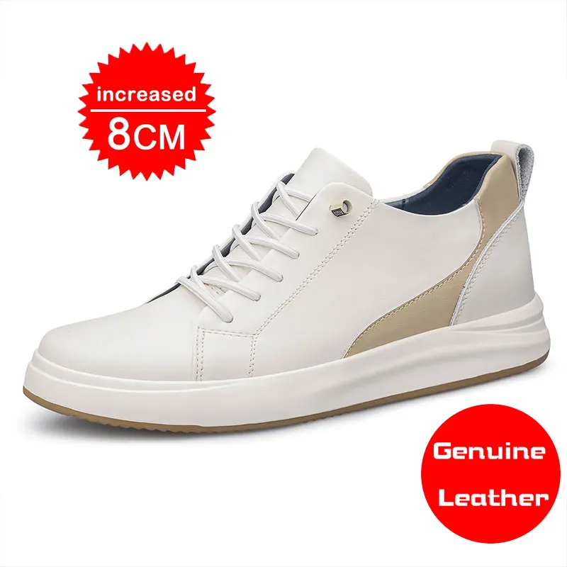 Chaussures de sport rehaussantes pour hommes, l'offre elles intérieures respirantes, chaussures décontractées, confortables, luxe, haute qualité, 6/8 cm