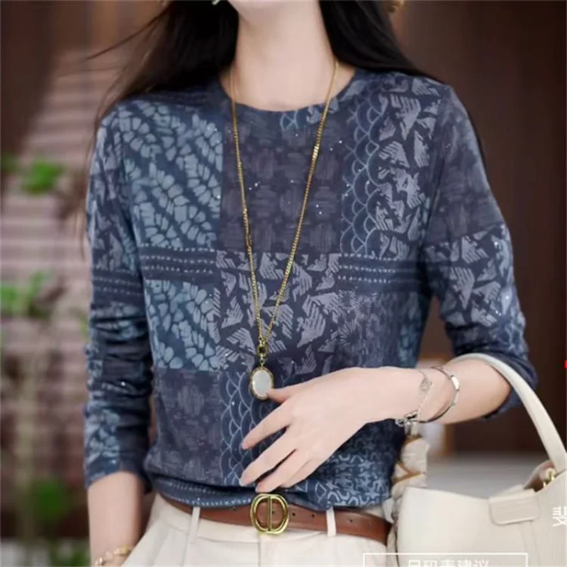 New Fashionable and Versatile Loose Girly Long-sleeved Top