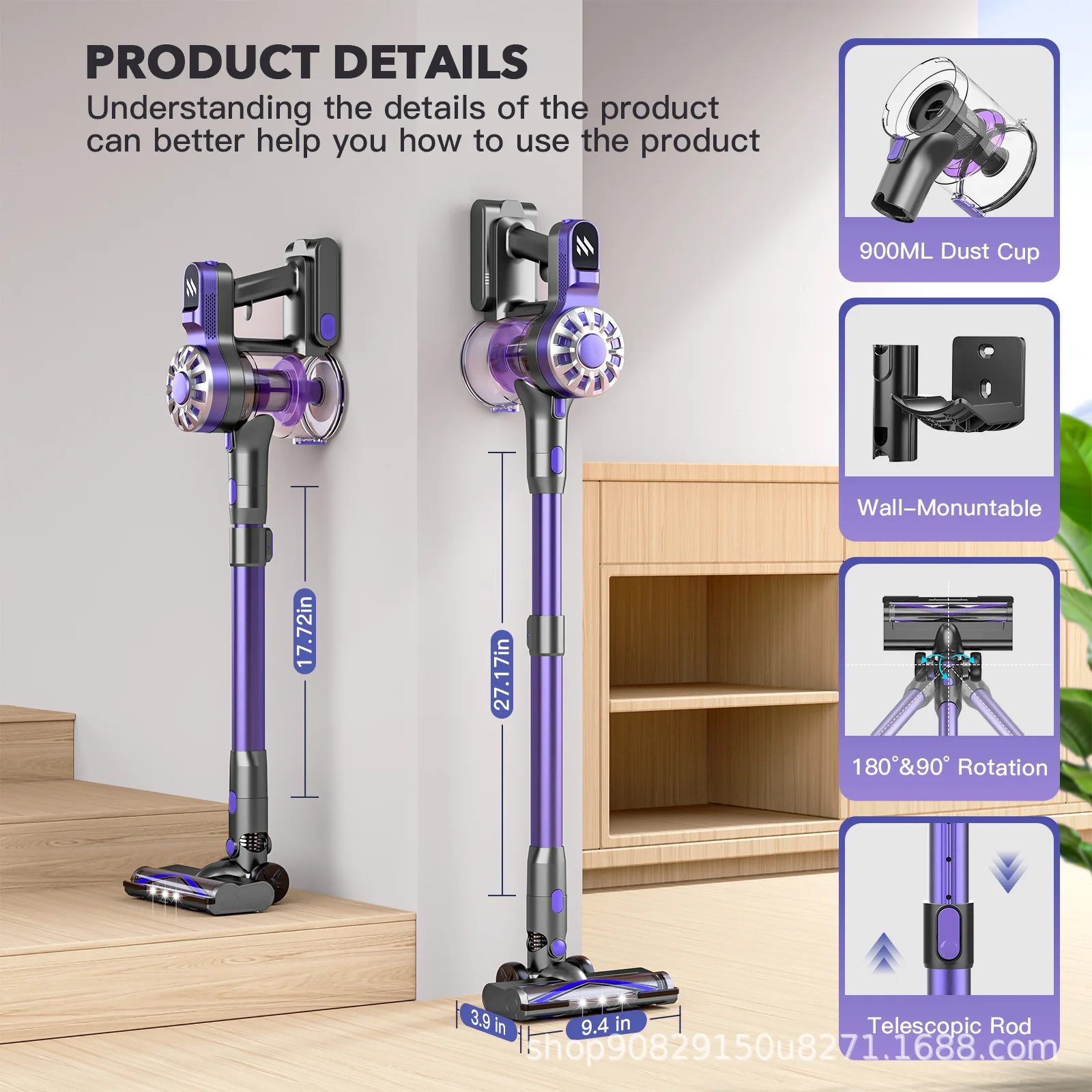 

Home appliance Portable vacuum cleaner,small household vacuum cleaner with strong suction power vacuum cleaner