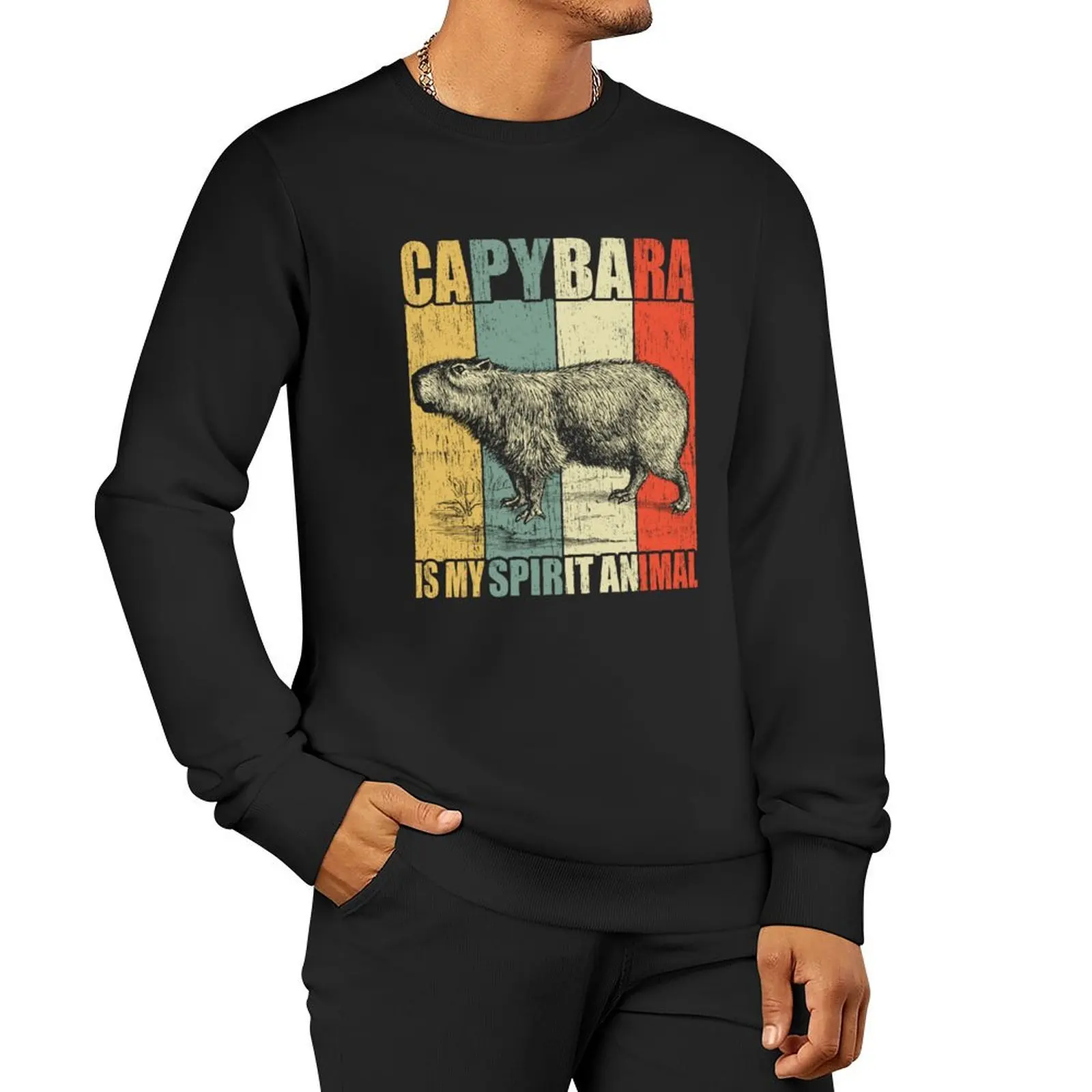

Retro Capybara Shirt, Vintage Capybara Tee, Funny Capybara TShirt, Pet Lover Gift, Animal Shirt, Cute Gift Pullover Hoodie