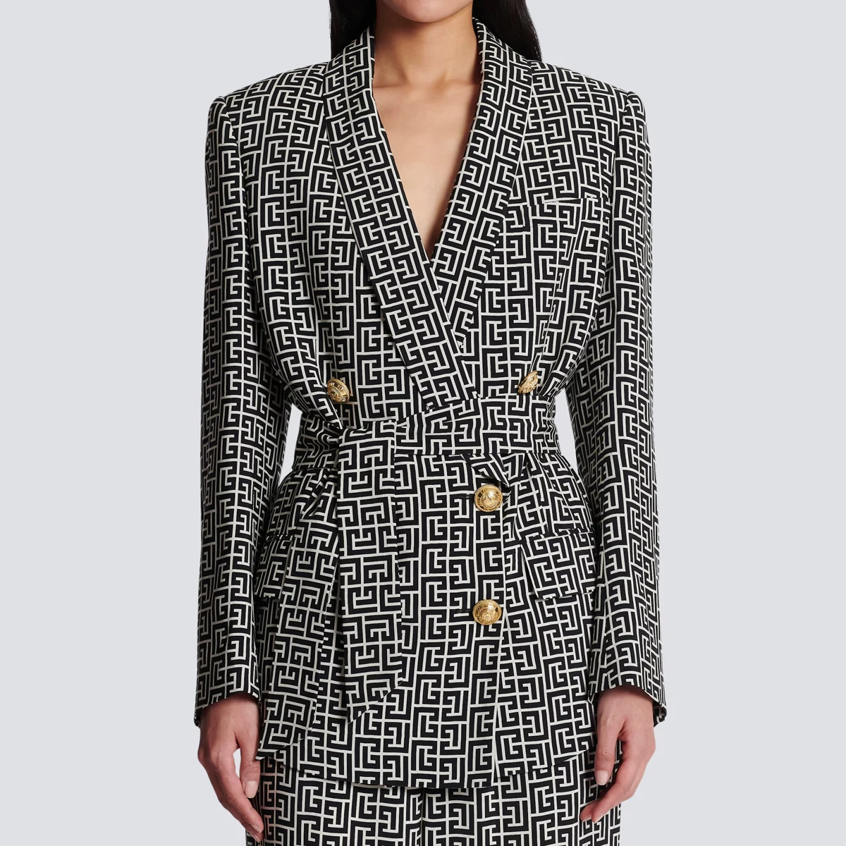 

Spring And Autumn New High End Fashion Commuting High End Fabric Women's Long Sleeved Professional Leisure Style Suit Set