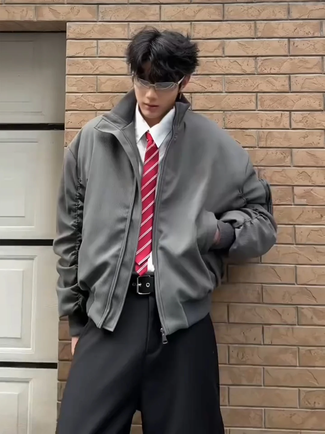 

Мужская куртка-бомбер в стиле пилота с воротником-стойкой, бейсбольная, в американском стиле, рабочая одежда, хлопок, осень-зима