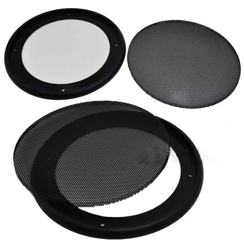 Lautsprechergitter 4-10 Zoll Deckenlautsprecher Staubdichte Dekorative Abdeckung Metall Kaltgewalzter Stahl Auto-Modifikation Schutzabdeckung – Detail 6