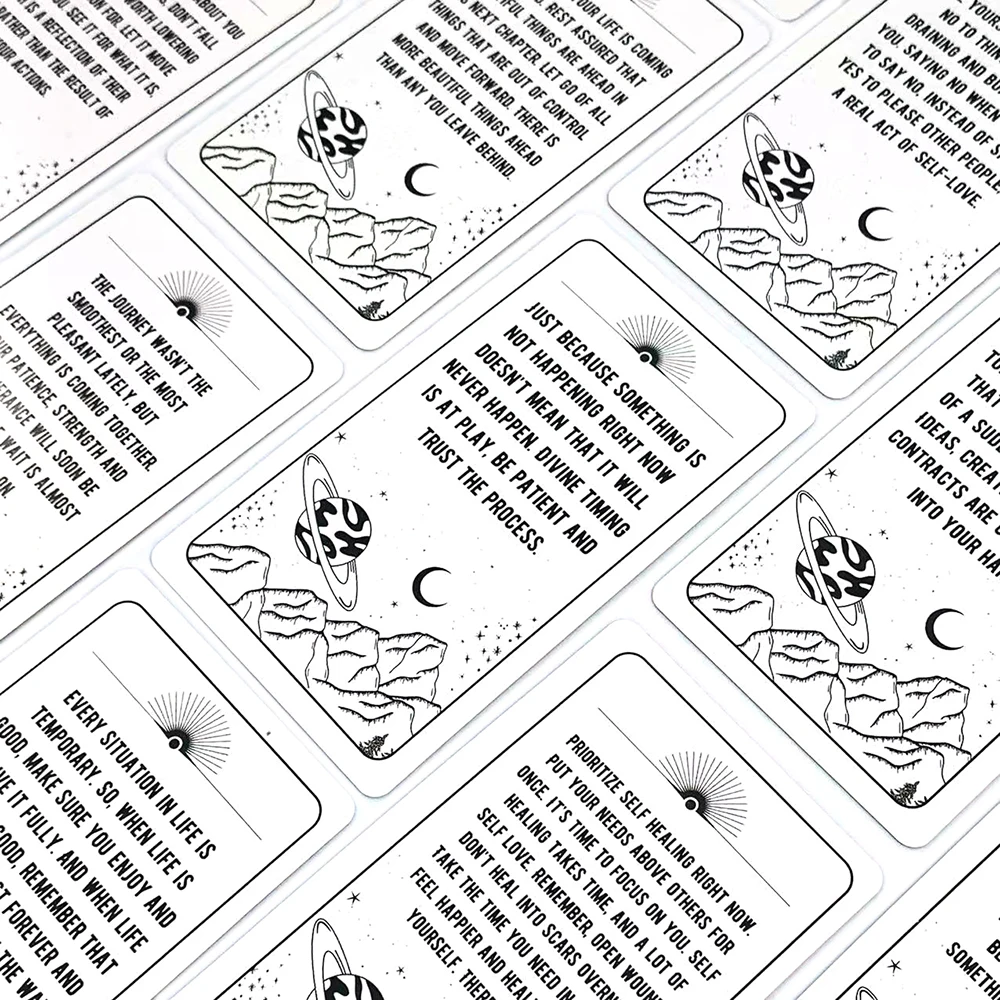 NEW Messages From The Universe Oracle A 54 Cards Deck,English Version Of Fate Divination Card Game,Family Party Games