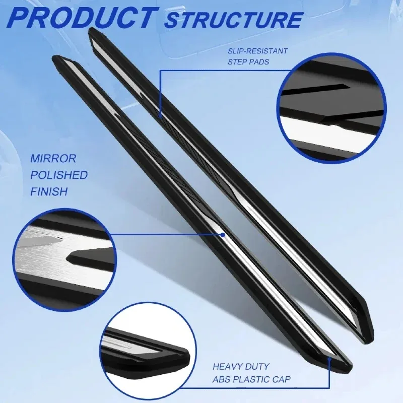 

Factory Hot Selling SUV Pickup Truck Car Electric Side Pedals Running Boards Steps for RX s X5 X7 GLE GLS CRV URV