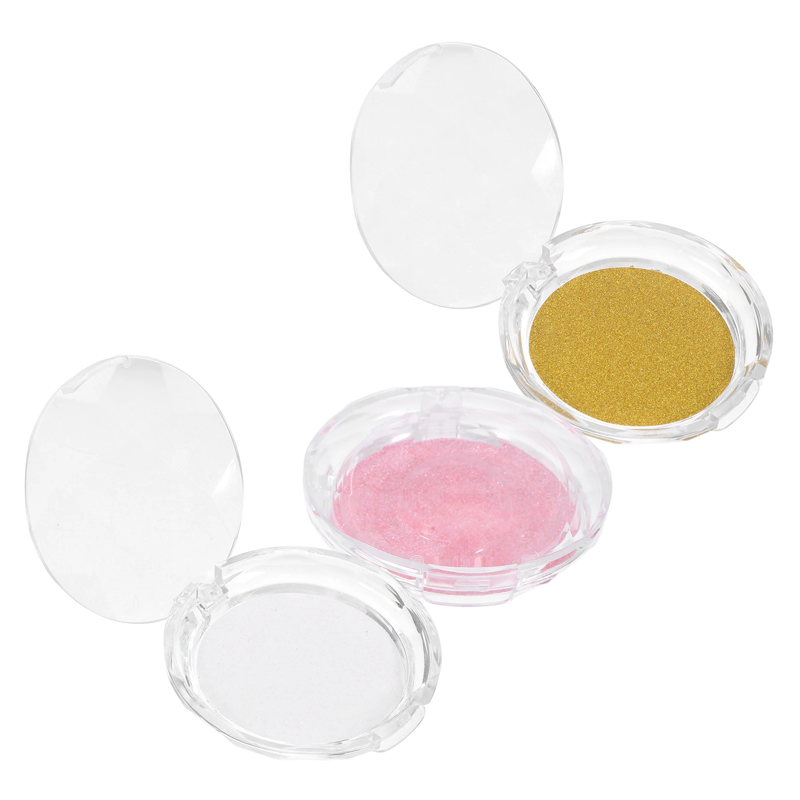 

3Pcs Portable Eyelash Storage Boxes False Lash Organizer Compact Small Case for Travel Eyelash Storage Holder Reusable