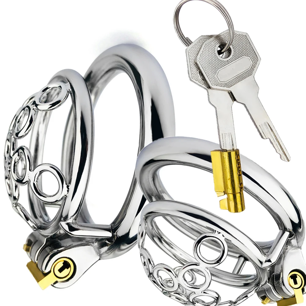 FRKO Hollow Breathable Sissy Male Chastity Cage Penis Restraints Lock Slave Games   BDSM Erotic Adult Products Men 18+