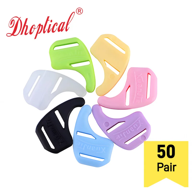 100 Pair Eyewear Non-Slip Ear Hook Eyeglasses Ear Grips For Adult and  Child By Dhoptical