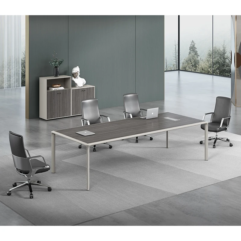

High End Modern Table Executive Meeting Desk Office Furniture Boardroom Meeting Room Wooden Conference Table