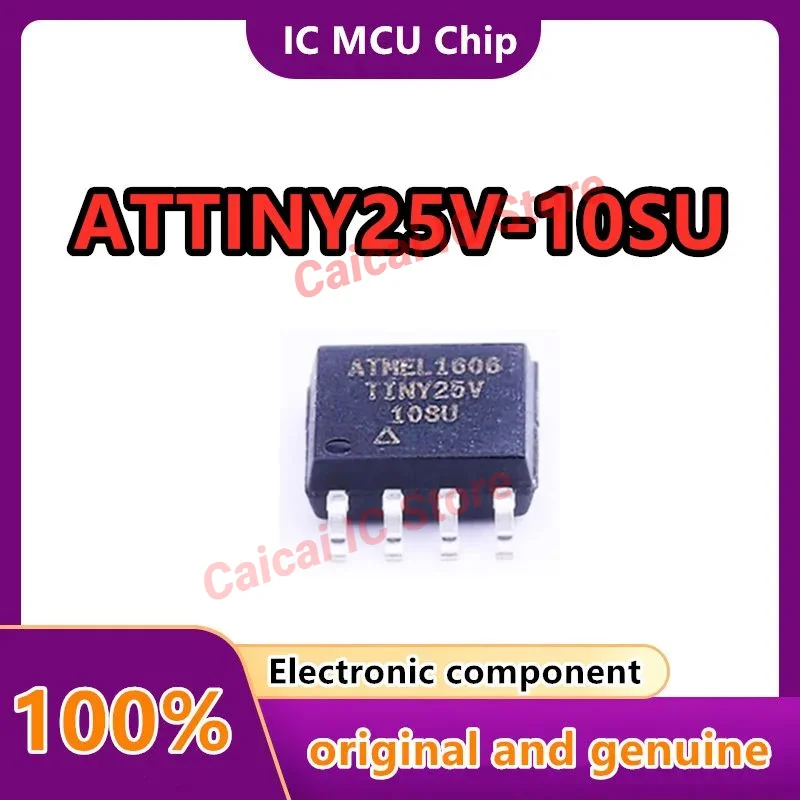 10PCS/LOT ATTINY25V-10SU Sop8 silk screen TINY25V 8-bit microcontroller-MCU new original