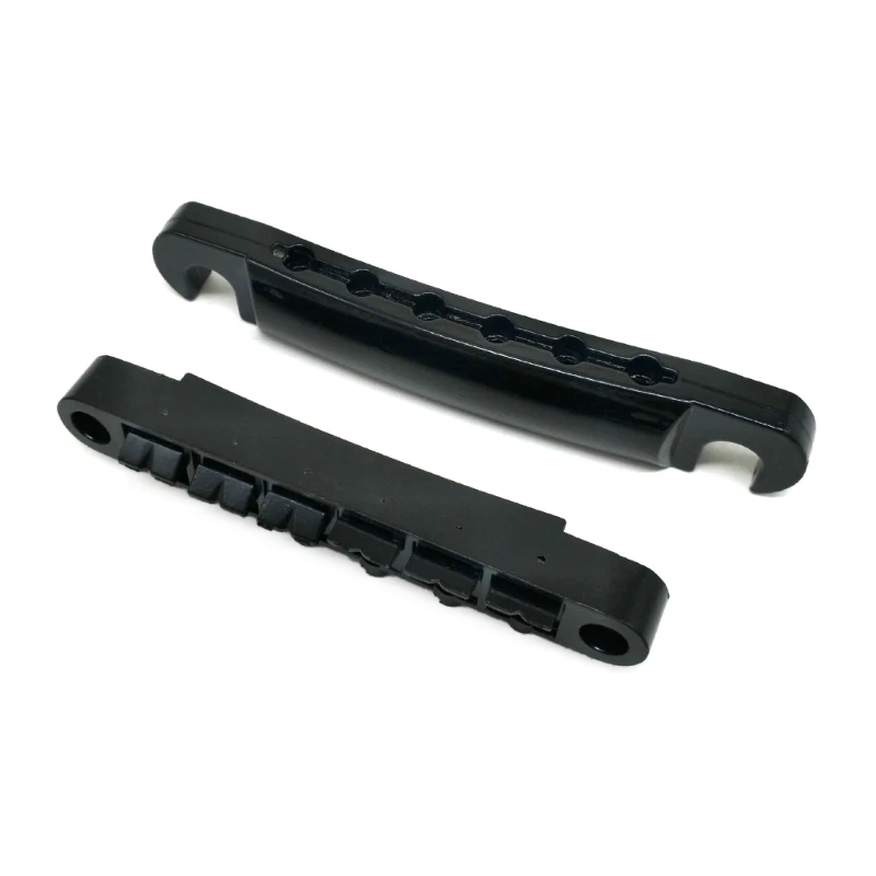 Guitar Tune O-Matic Bridge and Stop Bars Tailpiece Combo with Studs Replacements Sets for LP 6 String Electric Guitars