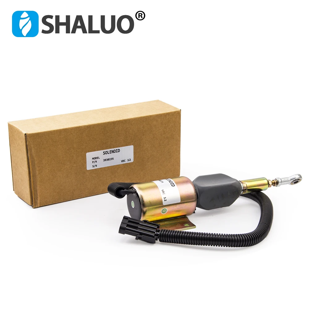 12V 3930235 SA4348-12 Diesel Engine Fuel Flame Out Stop Solenoid Value 24V 3930236 SA-4348-24 Cumms Generator Engine Parts