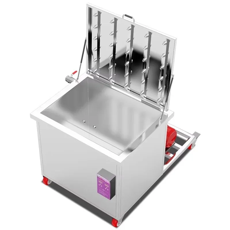 Industrial High-Power Ultrasonic Cleaning Machine for Engine Bearings Hardware Parts Oil and Rust Thorough Removal Mold Cleaning