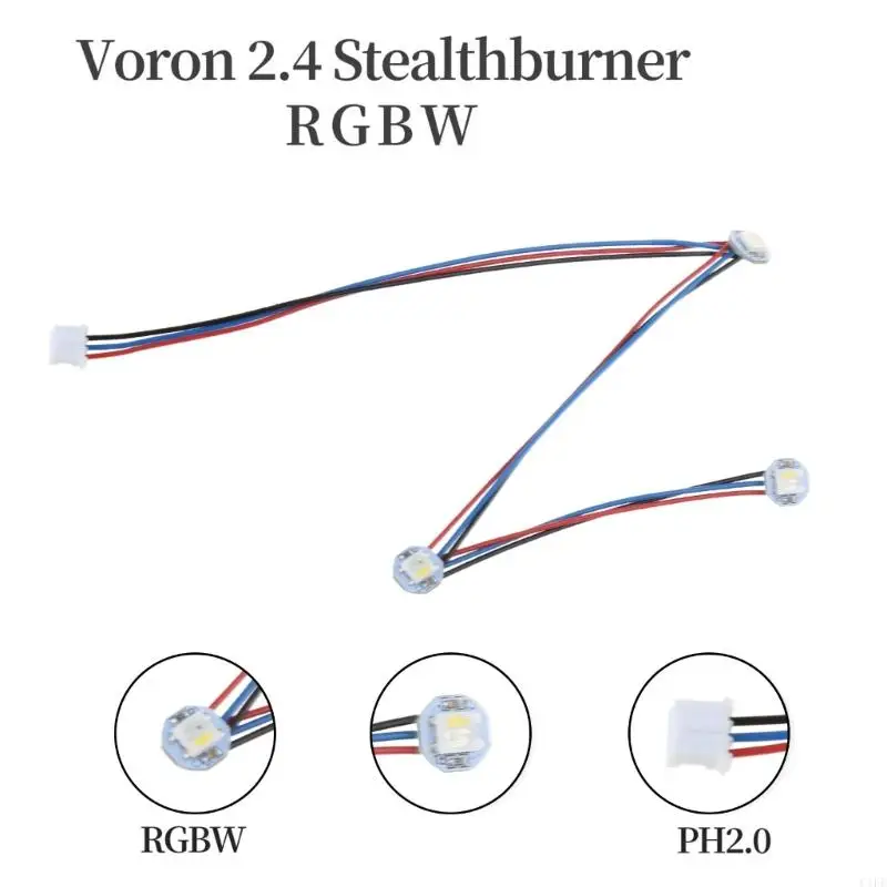 C1FE STEALTHBURNER EXTRUDER BARU RGBW Mini Button LED untuk Voron 2.4 3D Printer DIY