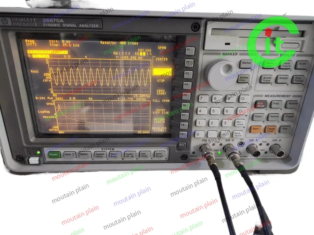 Dynamic Signal Analyzer Agilent 35670a with All Selected Parts