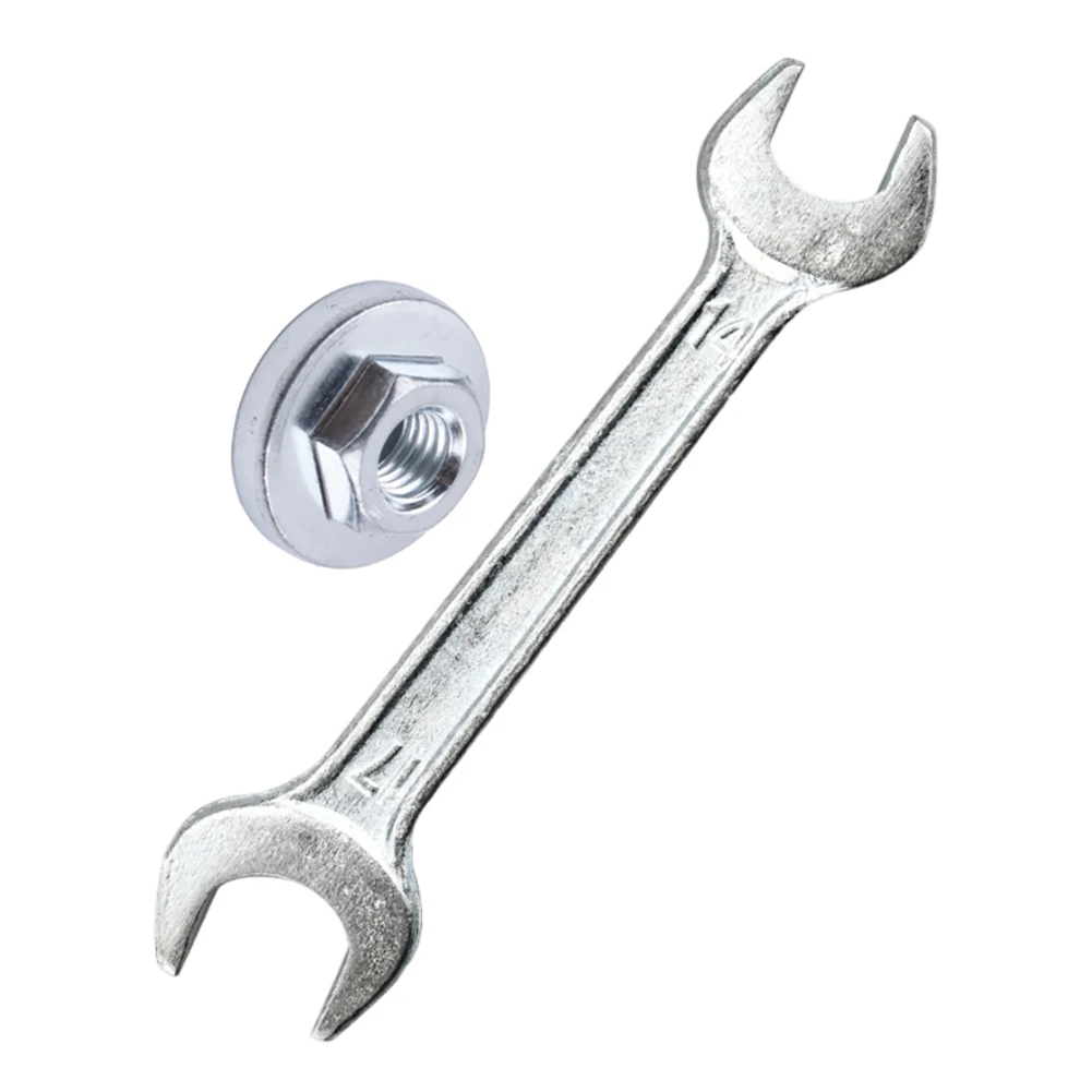 100 Type Angle Grinder Stainless Steel Hexagon Nut Pressure Plate With Wrench Angle Grinder Tool Accessories