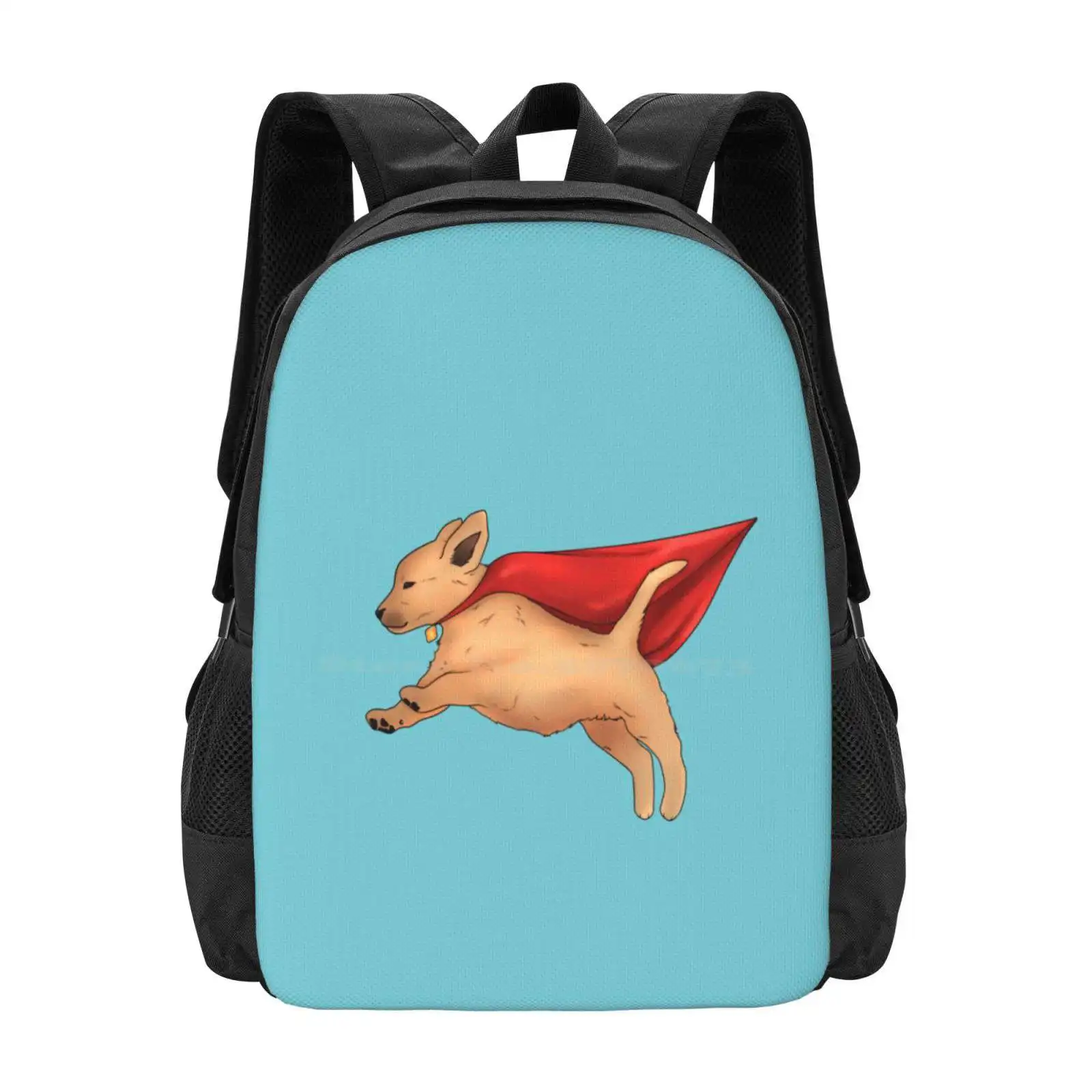 Super Pup Hot Sale Schoolbag Backpack Fashion Bags Super Puppy Super Dog Puppy With Superpowers Dog With Superpowers Superhero