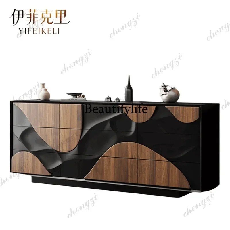 QQ Designer chest of drawers art entrance storage cabinet multi-functional storage decorative cabinet