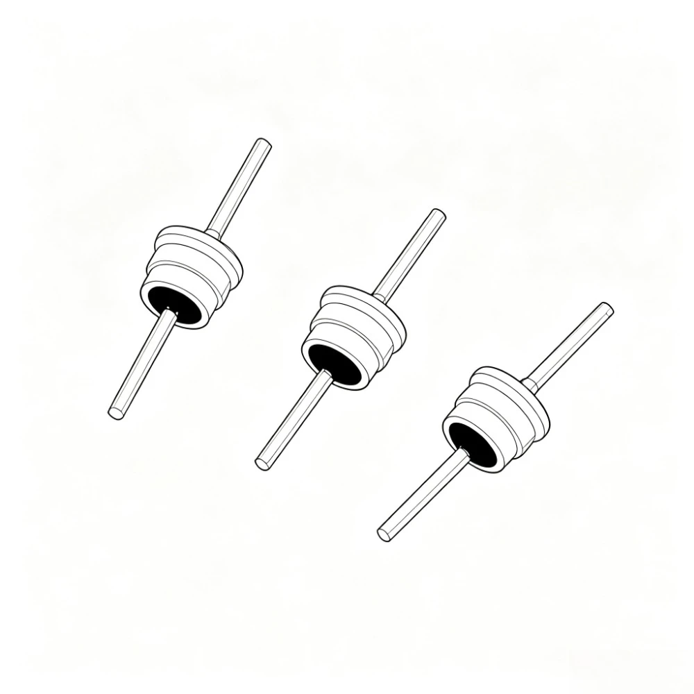 Gold-plated through-hole capacitor Q4033-006/100P/101 Embedded through-hole capacitor feedthrough filter