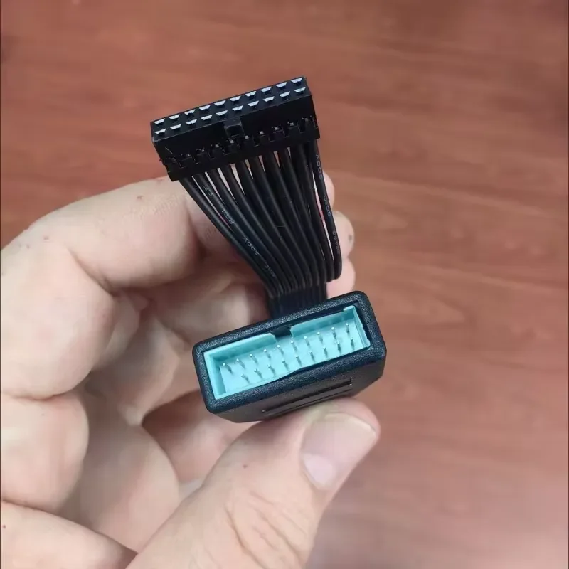 19 Pin USB 3.0 Motherboard Front And Rear Panel Connector Cable Male to Female Extension Cable 19Pin With Up/Left/Right Bend