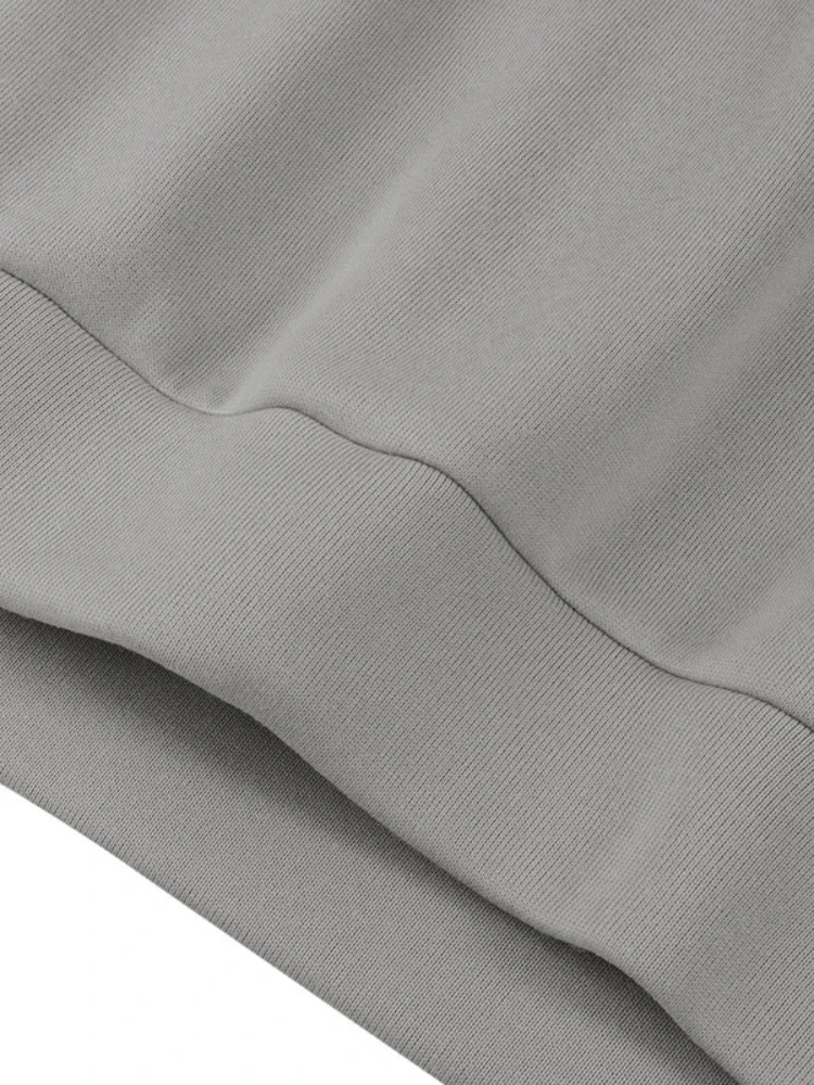 ZANZEA Herbst 2025, Damen-Sweatshirt mit Fleece-Futter, übergroß, locker, langärmelig, O-Ausschnitt, lässig, einfarbig, Pullover, Tops, Streetwear