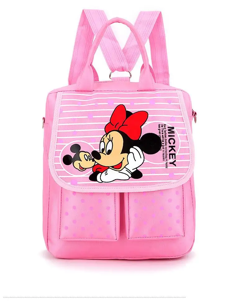 Disney Mickey 'S Nieuwe Kinderen Handtas Cartoon Leuke Mannen En Vrouwen Rugzak Grote Capaciteit Multi-functionele Student Tas