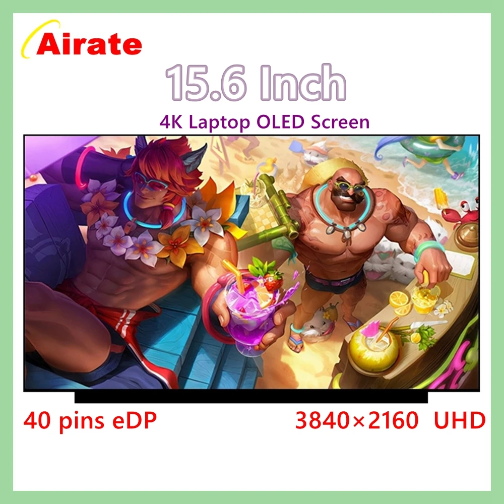 

15.6" Laptop LCD OLED Screen ATNA56WR06 ATNA56WR07 ATNA56WR08 ATNA56WR06-0 Display Matrix Panel 3840x2160 eDP 40 Pins Non-Touch