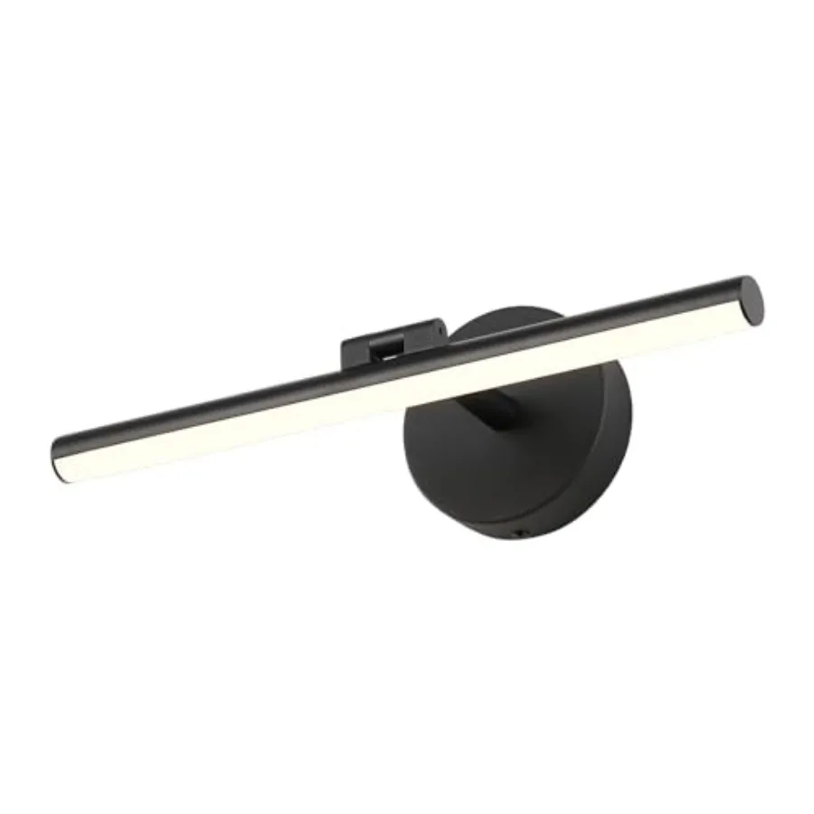 Hardwired Adjustable Lighting Matte Black Modern LED Picture Lights for Paintings 15.7'' Inch Long Swing Arm Metal Art Lights W