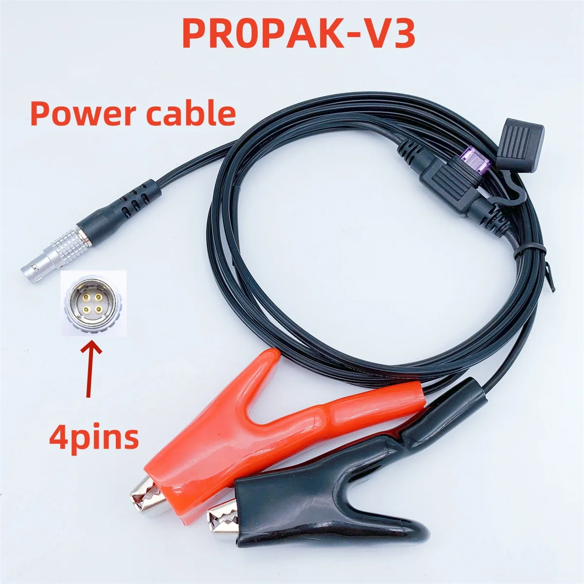 NEW Power Cable Applicable to PR0PAK-V3-RT2 GPS power cable 4-pin