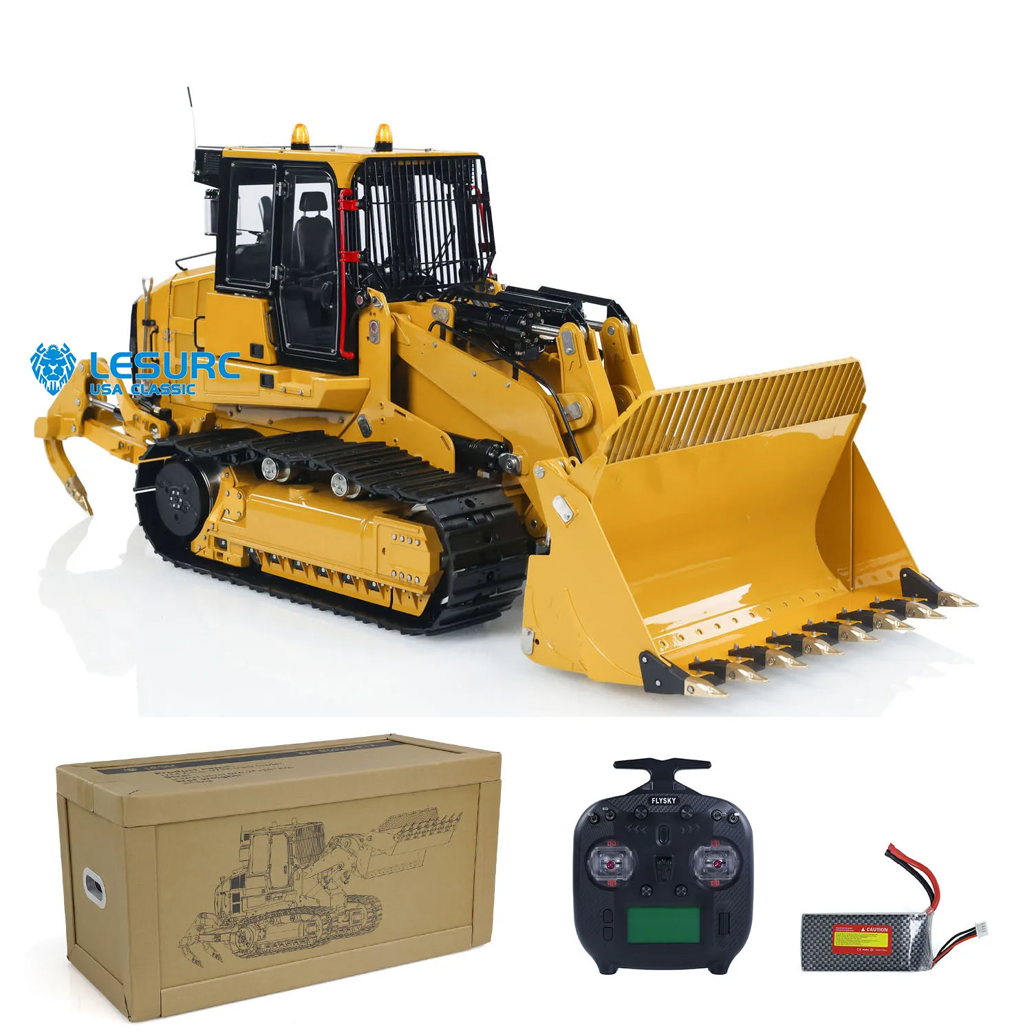 RTR LESU 973K 1/14 RC Hydraulic Metal Loader Trucks Painted Assembled Model  ESC Motor Remote Control Cars Toys for Boys