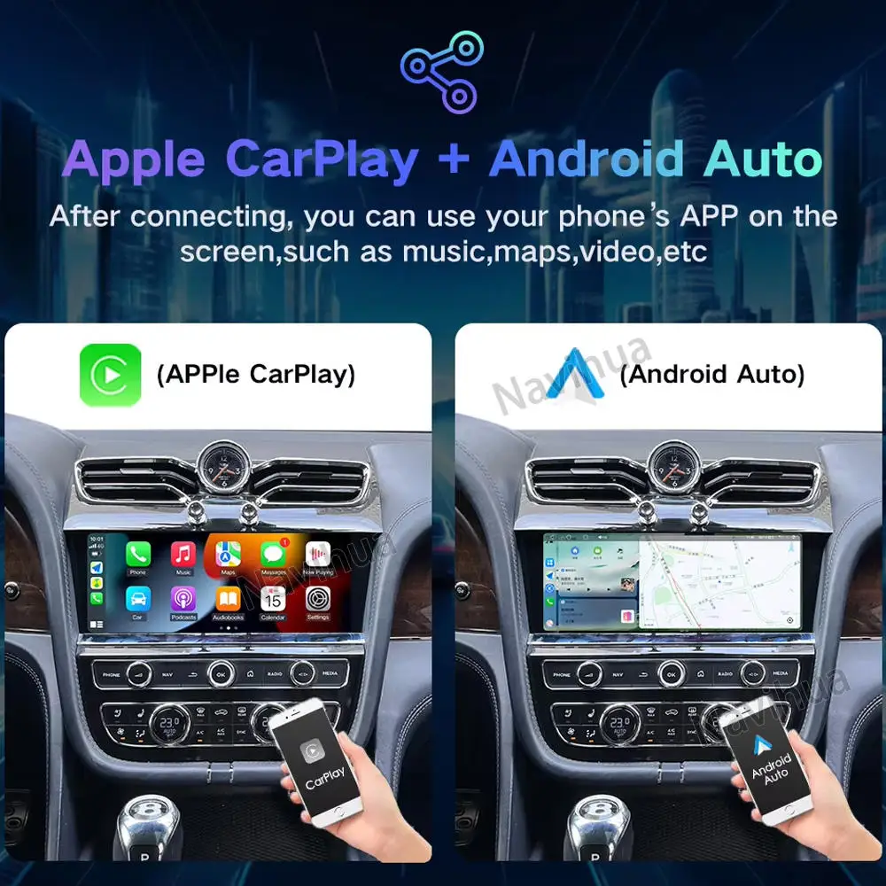 

New Upgrade 10.9" Multimedia Android Screen For Bentley Bentayga 2016 2019 Auto Head Unit Carplay Navigation Car Radio Stereo