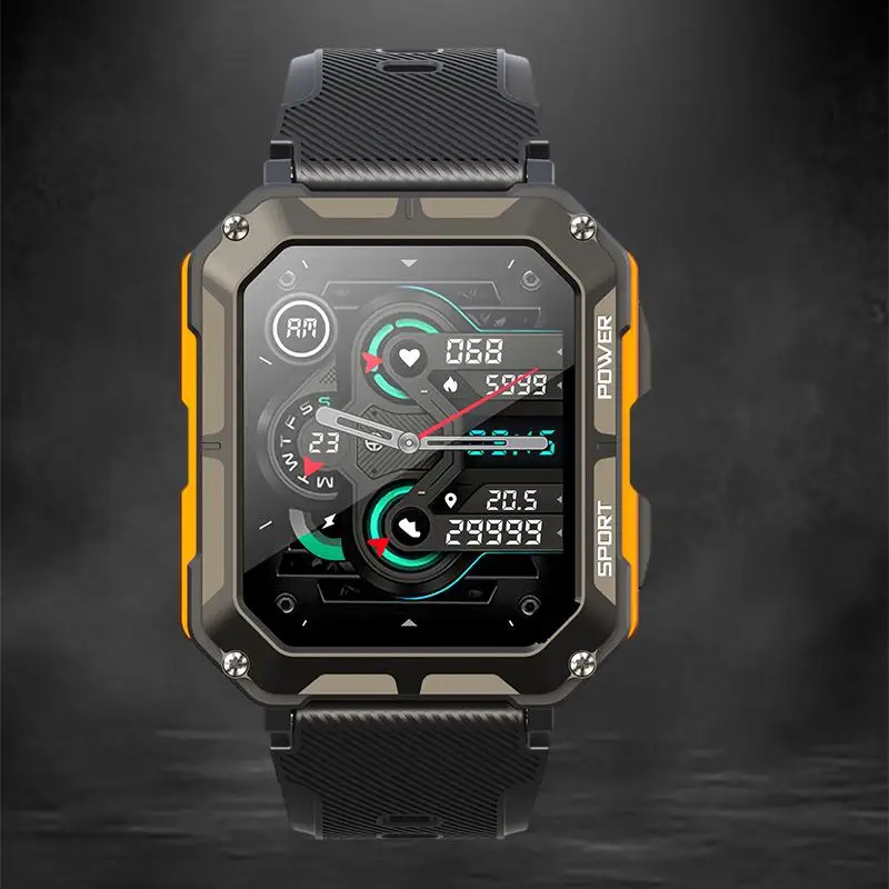 New C20pro Smart Watch 1.83 Inch With Call Three Proof Outdoor Sports Heart Rate And Blood Oxygen Detection