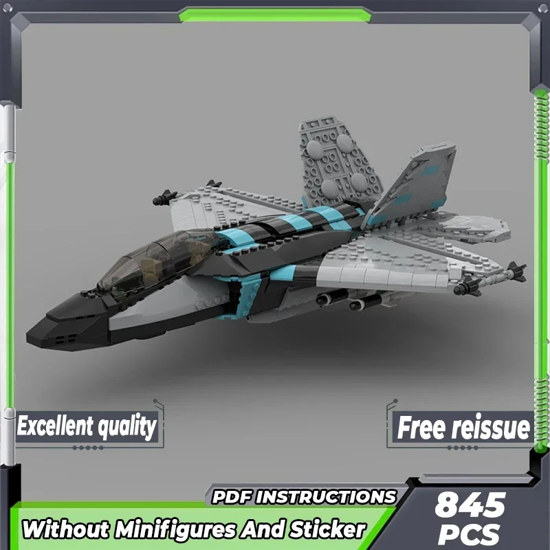 

Military Aircraft Model Moc Building Bricks Jet Fighter F-22 Raptor Technology Blocks Gifts Christmas Toys DIY Sets Assembly